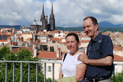 Diane and Jean in Clermont-Ferrand, 2009