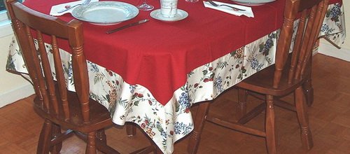 Framed tablecloths