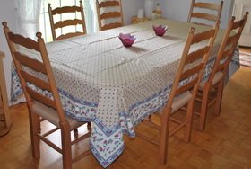 Paradou Ecru Provencal Tablecloth 